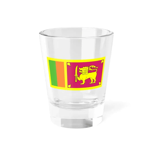 Flag of Sri Lanka WFB 2000 (Sri Lanka) Shot Glass 1.5oz 1.5oz - Go Mug Yourself