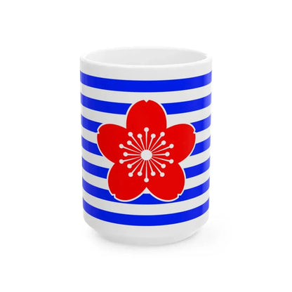 Flag of SSF (Japan) White Coffee Mug 15oz - Go Mug Yourself