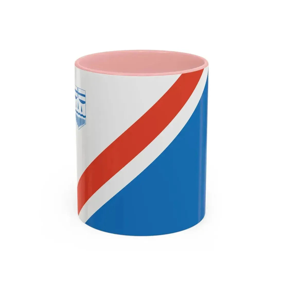 Flag of St Albert Alberta Canada - Accent Coffee Mug 11oz Pink - Go Mug Yourself