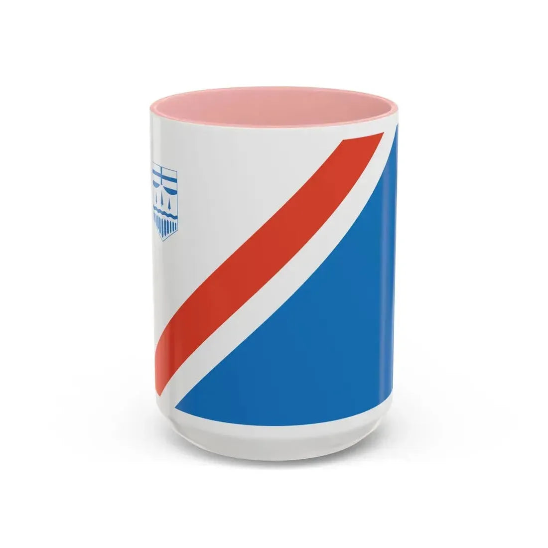 Flag of St Albert Alberta Canada - Accent Coffee Mug 15oz Pink - Go Mug Yourself