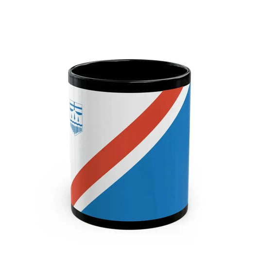 Flag of St Albert Alberta Canada - Black Coffee Mug 11oz - Go Mug Yourself