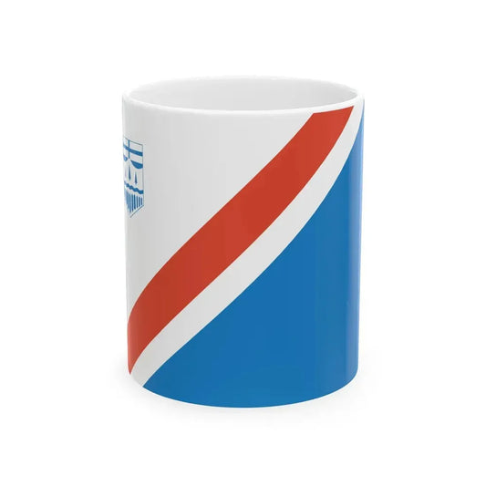 Flag of St Albert Alberta Canada - White Coffee Mug 11oz - Go Mug Yourself