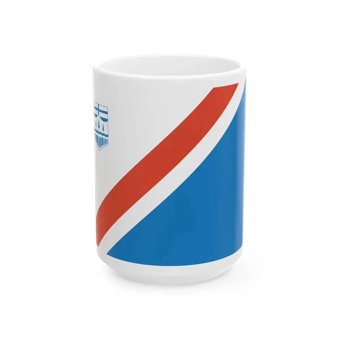 Flag of St Albert Alberta Canada - White Coffee Mug 15oz - Go Mug Yourself