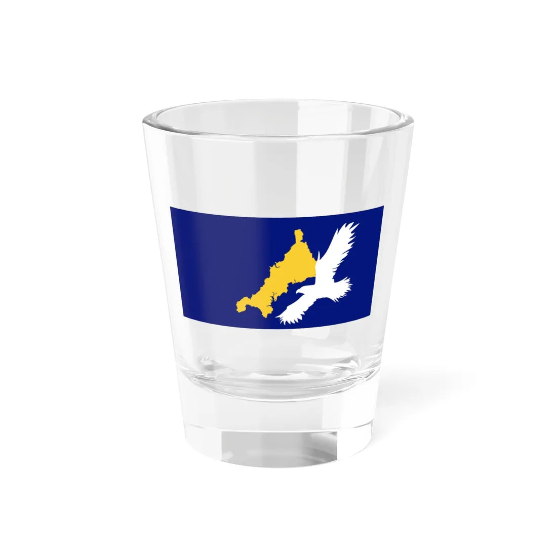 Flag of St Austell Parish (England) Shot Glass 1.5oz 1.5oz - Go Mug Yourself
