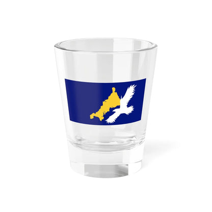 Flag of St Austell Parish (England) Shot Glass 1.5oz 1.5oz - Go Mug Yourself