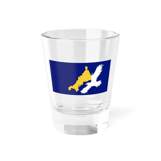 Flag of St Austell Parish (England) Shot Glass 1.5oz 1.5oz - Go Mug Yourself