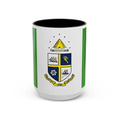 Flag of St Catharines Ontario Canada - Accent Coffee Mug 15oz Black - Go Mug Yourself