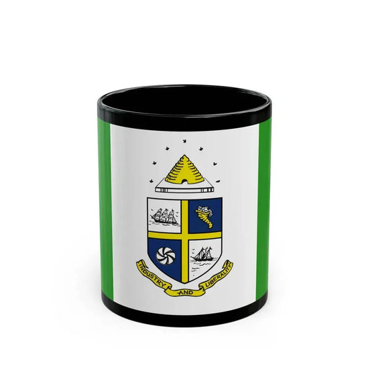 Flag of St Catharines Ontario Canada - Black Coffee Mug 11oz - Go Mug Yourself