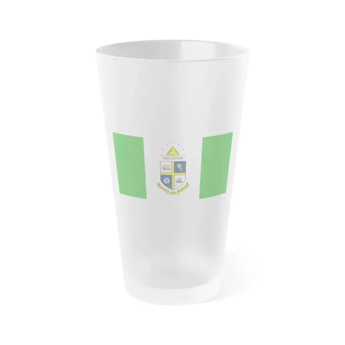 Flag of St Catharines Ontario Canada - Frosted Pint Glass 16oz 16oz Frosted - Go Mug Yourself