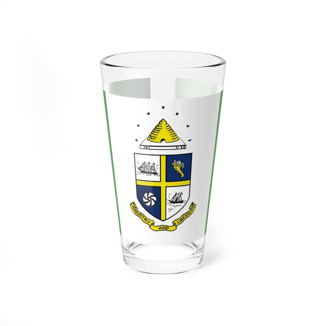 Flag of St Catharines Ontario Canada - Pint Glass 16oz 16oz - Go Mug Yourself