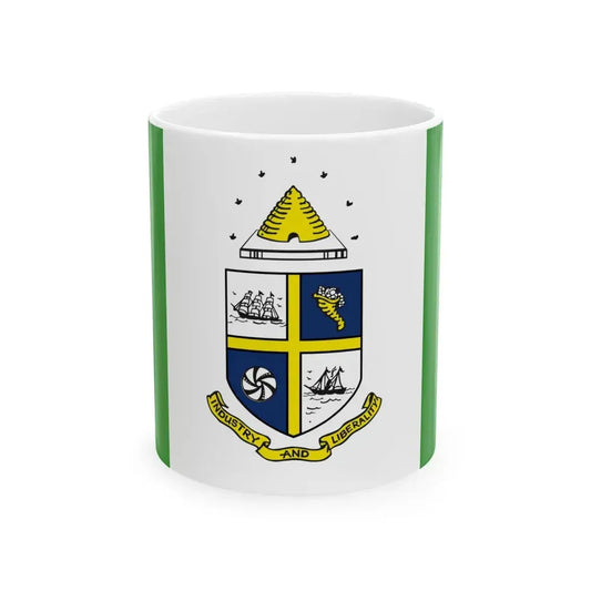 Flag of St Catharines Ontario Canada - White Coffee Mug 11oz - Go Mug Yourself