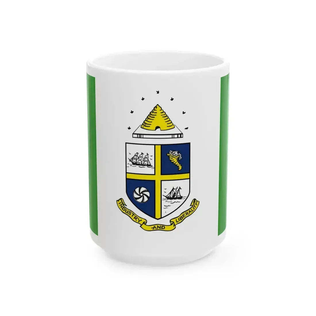 Flag of St Catharines Ontario Canada - White Coffee Mug 15oz - Go Mug Yourself