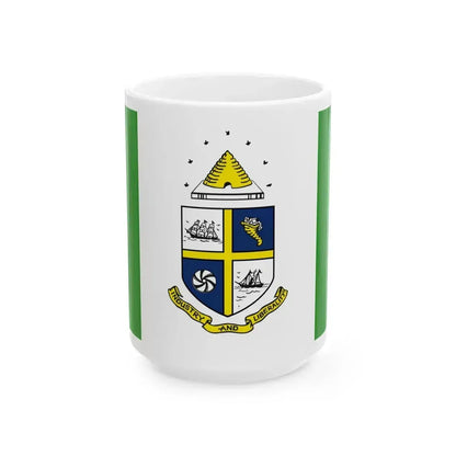 Flag of St Catharines Ontario Canada - White Coffee Mug 15oz - Go Mug Yourself