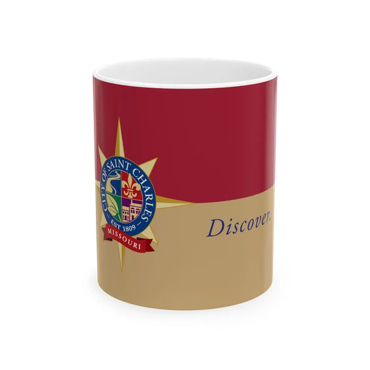 Flag of St. Charles Missouri (United States) White Coffee Mug 11oz - Go Mug Yourself