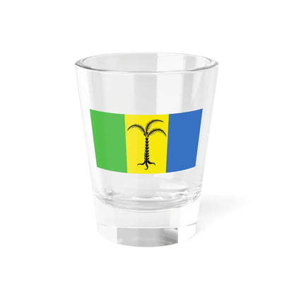Flag of St Christopher Nevis Anguilla (Saint Kitts and Nevis) Shot Glass 1.5oz 1.5oz - Go Mug Yourself