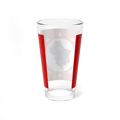 Flag of St. Clair County Alabama (United States) Pint Glass 16oz - Go Mug Yourself