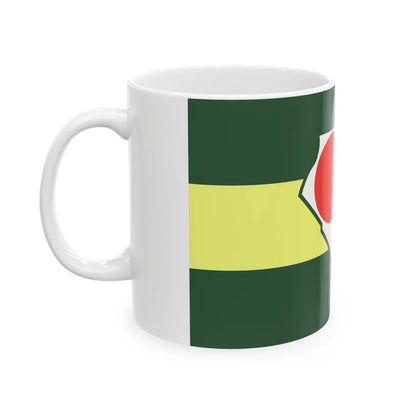 Flag of St. Clair County Illinois (United States) White Coffee Mug - Go Mug Yourself