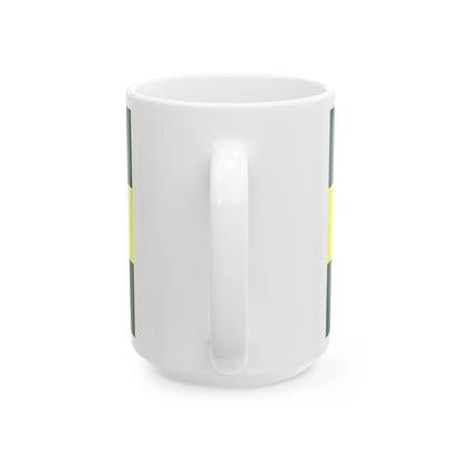 Flag of St. Clair County Illinois (United States) White Coffee Mug - Go Mug Yourself