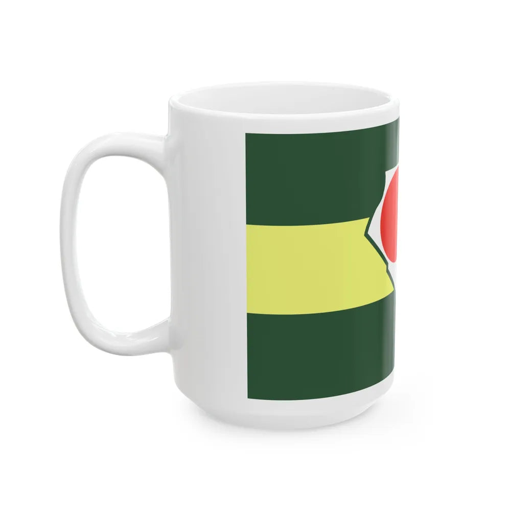 Flag of St. Clair County Illinois (United States) White Coffee Mug - Go Mug Yourself