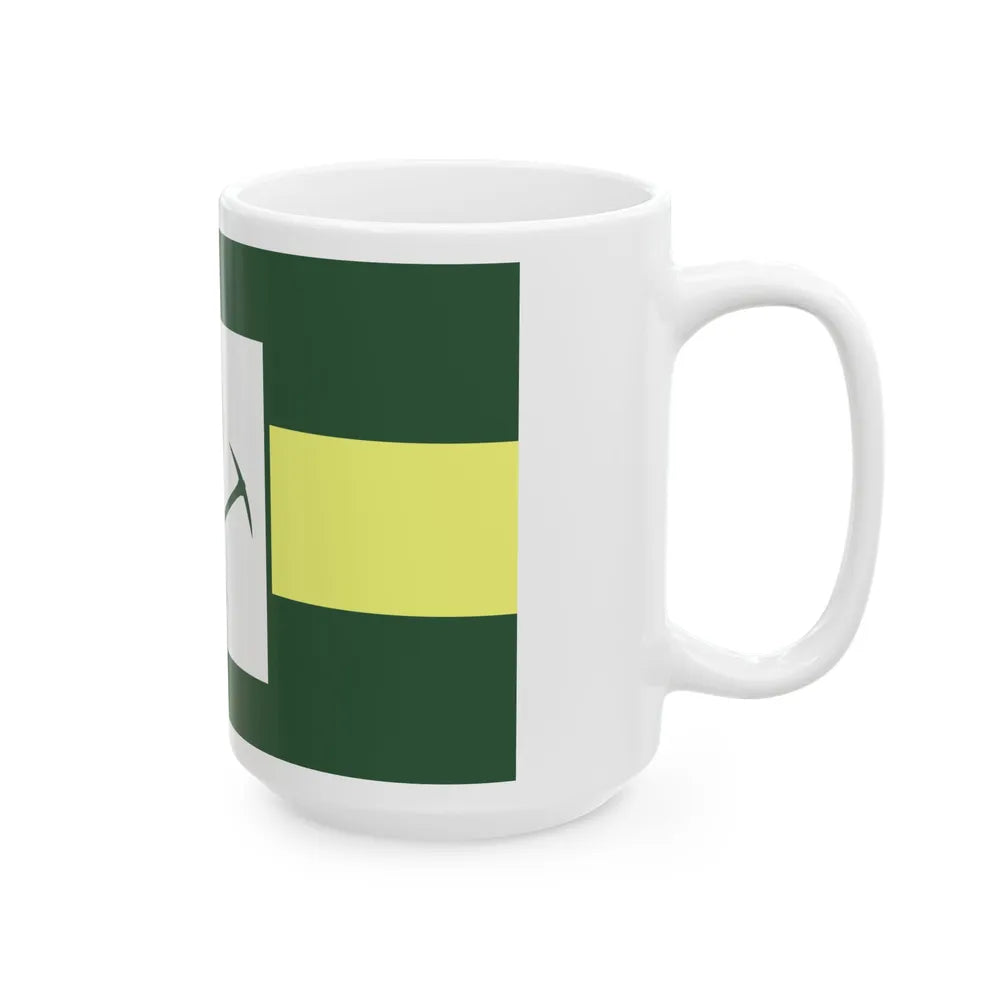 Flag of St. Clair County Illinois (United States) White Coffee Mug - Go Mug Yourself