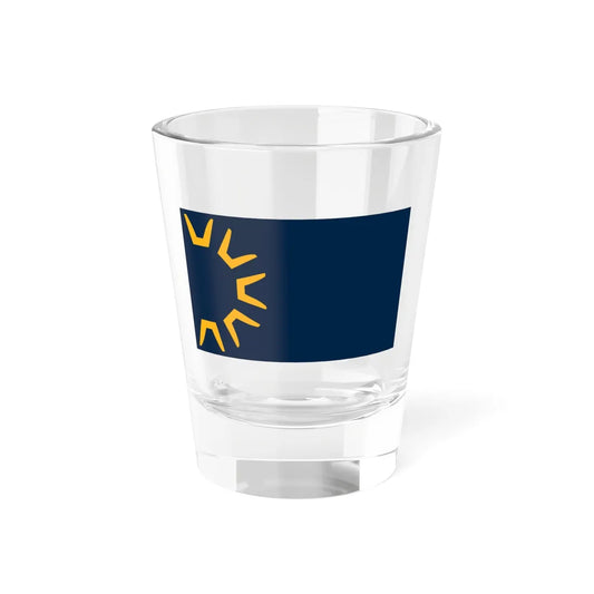 Flag of St George Utah (United States) Shot Glass 1.5oz 1.5oz - Go Mug Yourself