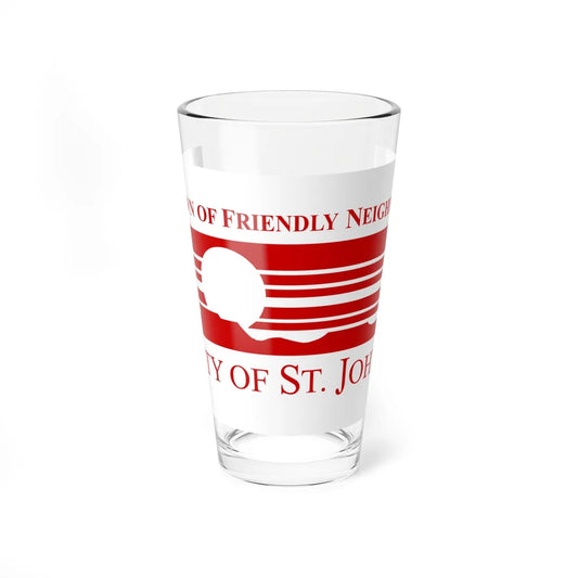 Flag of St. Johns Arizona (United States) Pint Glass 16oz 16oz - Go Mug Yourself