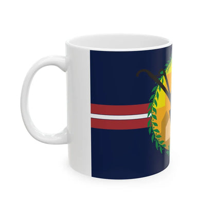 Flag of St. Louis County Missouri (United States) White Coffee Mug - Go Mug Yourself