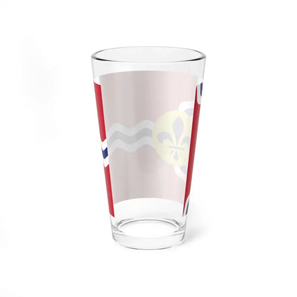 Flag of St. Louis, Missouri - Pint Glass 16oz - Go Mug Yourself