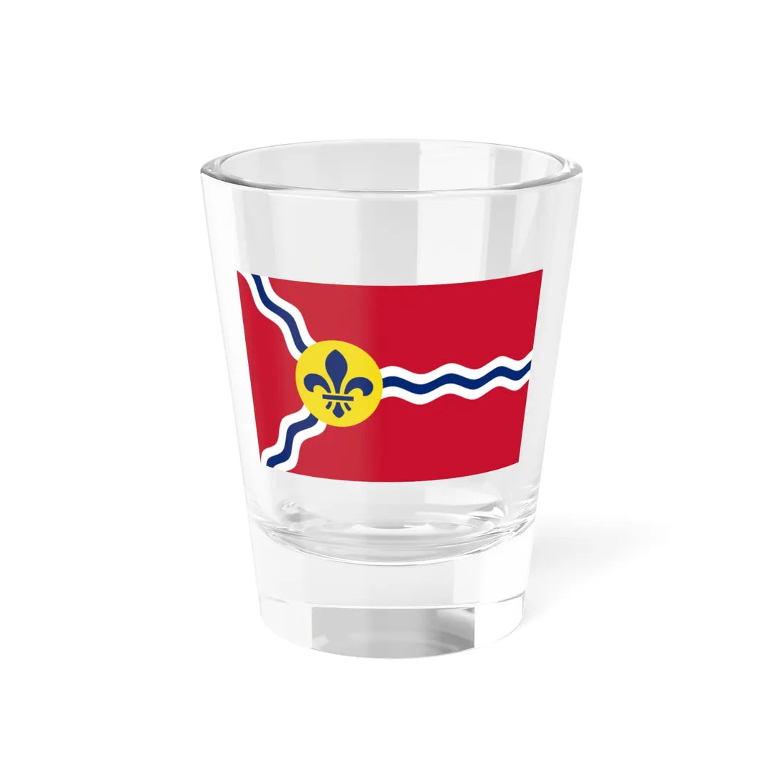 Flag of St. Louis Missouri (United States) Shot Glass 1.5oz 1.5oz - Go Mug Yourself