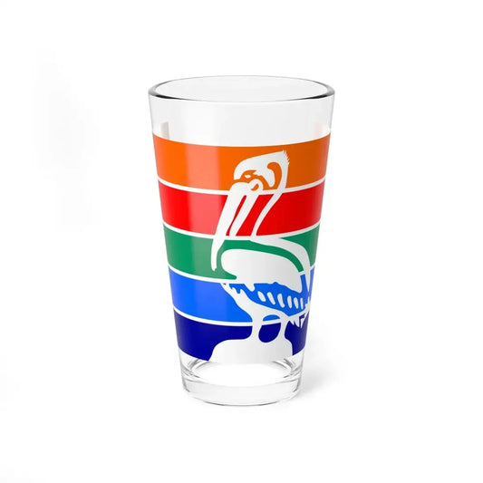 Flag of St. Petersburg Florida (United States) Pint Glass 16oz 16oz - Go Mug Yourself
