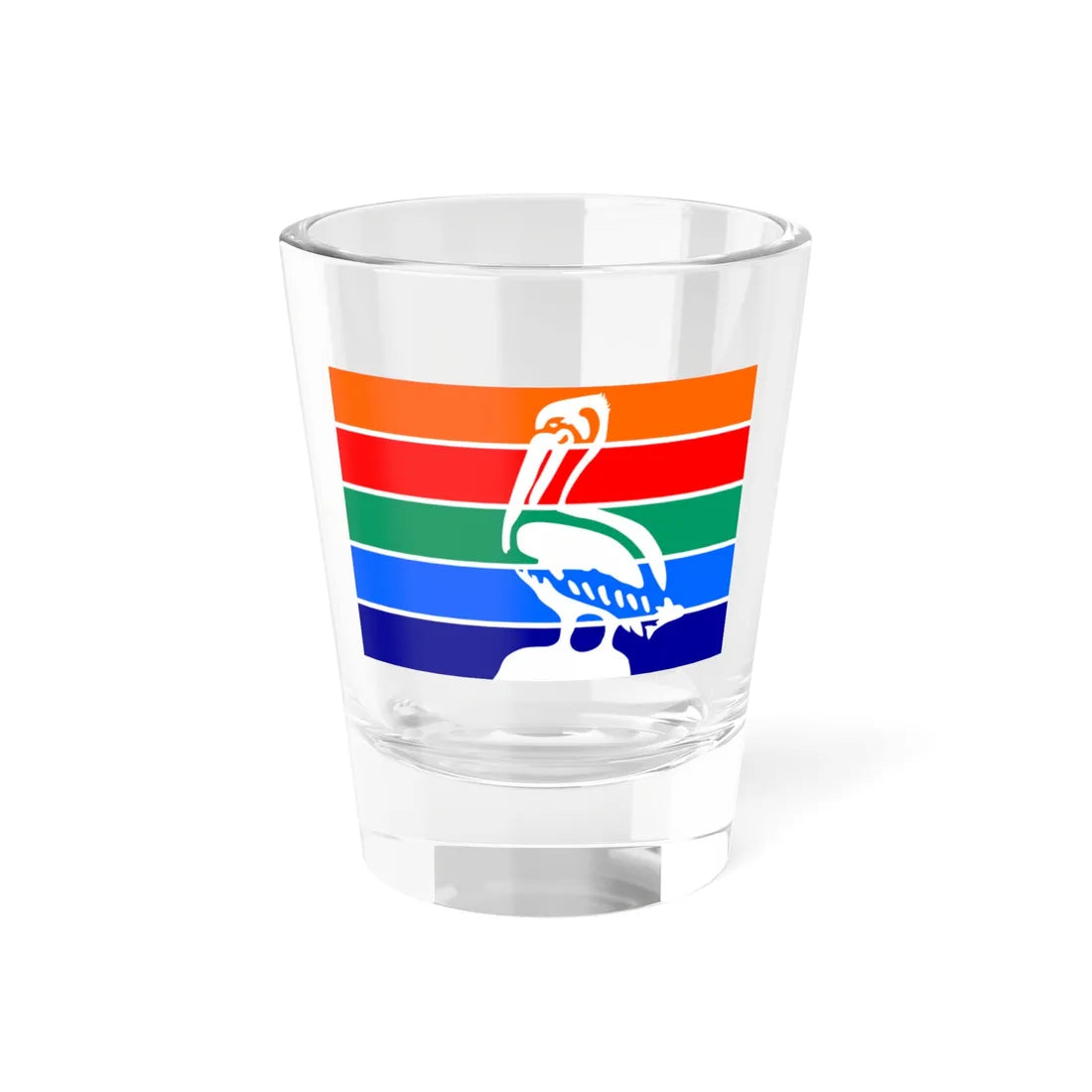 Flag of St. Petersburg Florida (United States) Shot Glass 1.5oz 1.5oz - Go Mug Yourself