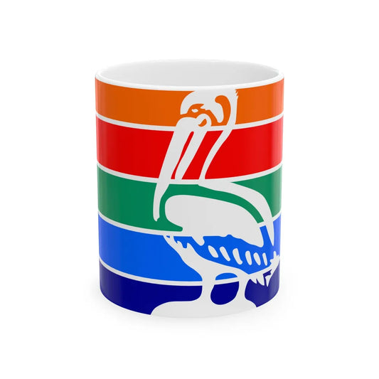 Flag of St. Petersburg Florida (United States) White Coffee Mug 11oz - Go Mug Yourself