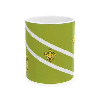 Flag of St Thomas Ontario (Canada) White Coffee Mug 11oz - Go Mug Yourself
