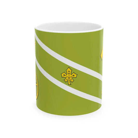 Flag of St Thomas Ontario (Canada) White Coffee Mug 11oz - Go Mug Yourself