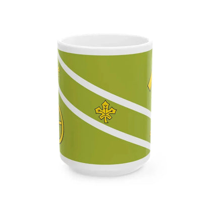 Flag of St Thomas Ontario (Canada) White Coffee Mug 15oz - Go Mug Yourself