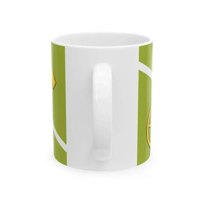 Flag of St Thomas Ontario (Canada) White Coffee Mug - Go Mug Yourself