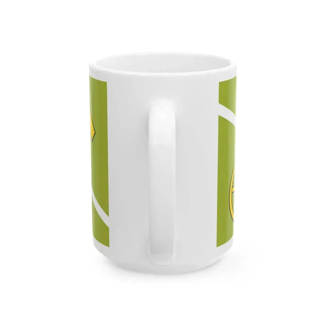 Flag of St Thomas Ontario (Canada) White Coffee Mug - Go Mug Yourself