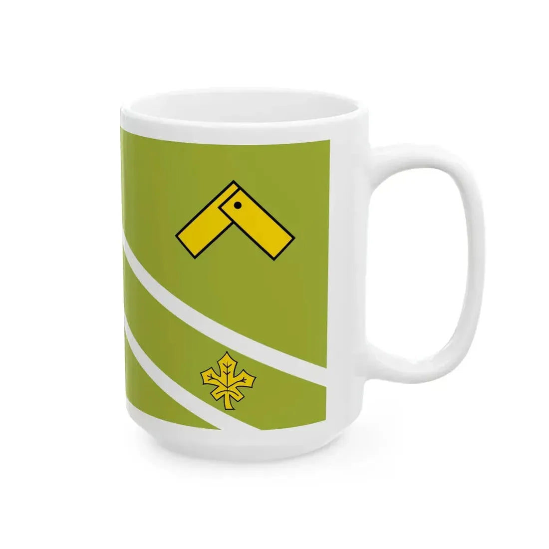 Flag of St Thomas Ontario (Canada) White Coffee Mug - Go Mug Yourself
