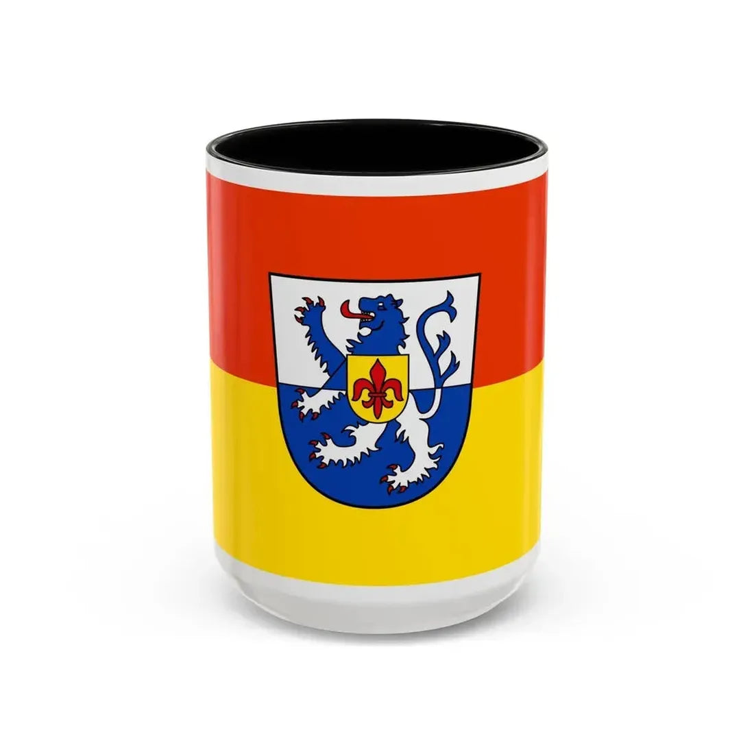 Flag of St Wendel Germany - Accent Coffee Mug 15oz Black - Go Mug Yourself