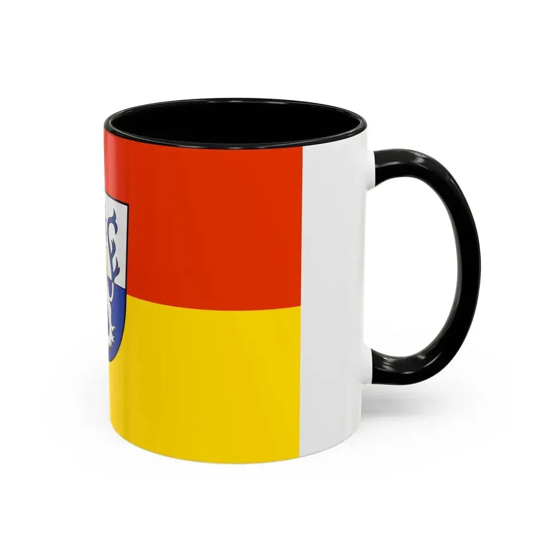 Flag of St Wendel Germany - Accent Coffee Mug - Go Mug Yourself