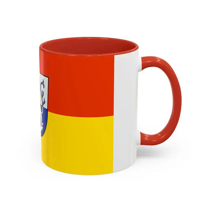 Flag of St Wendel Germany - Accent Coffee Mug - Go Mug Yourself
