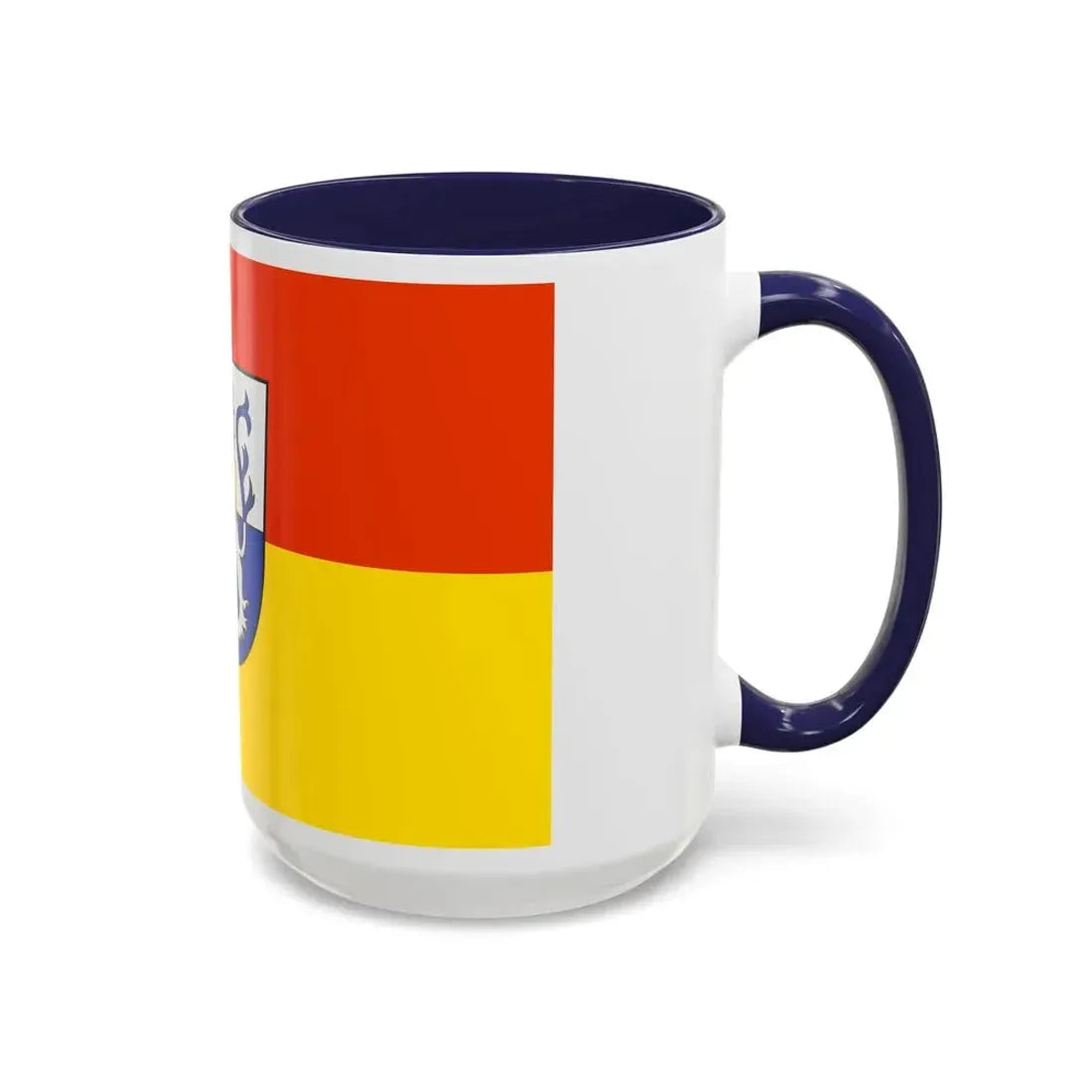 Flag of St Wendel Germany - Accent Coffee Mug - Go Mug Yourself