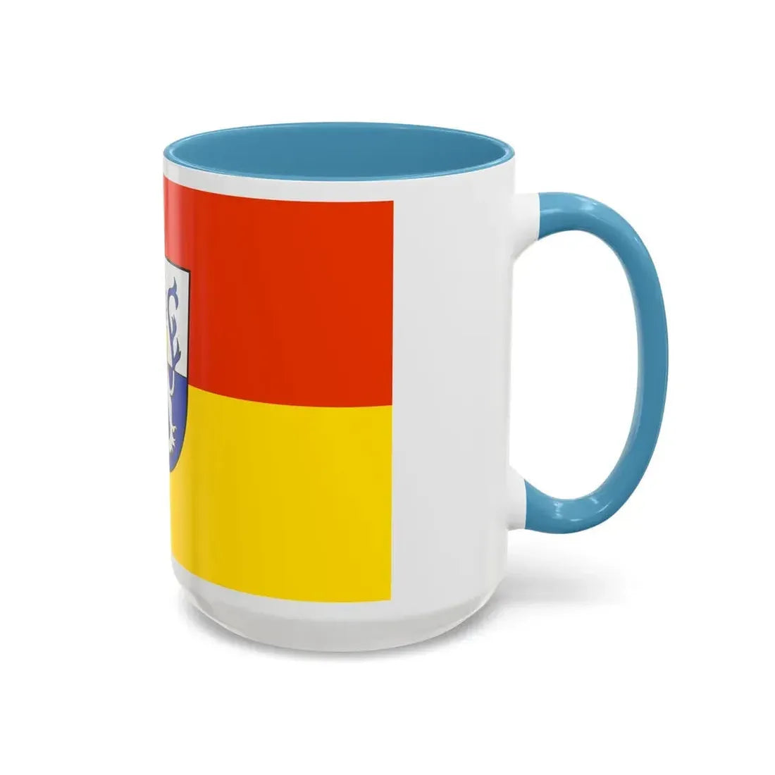 Flag of St Wendel Germany - Accent Coffee Mug - Go Mug Yourself