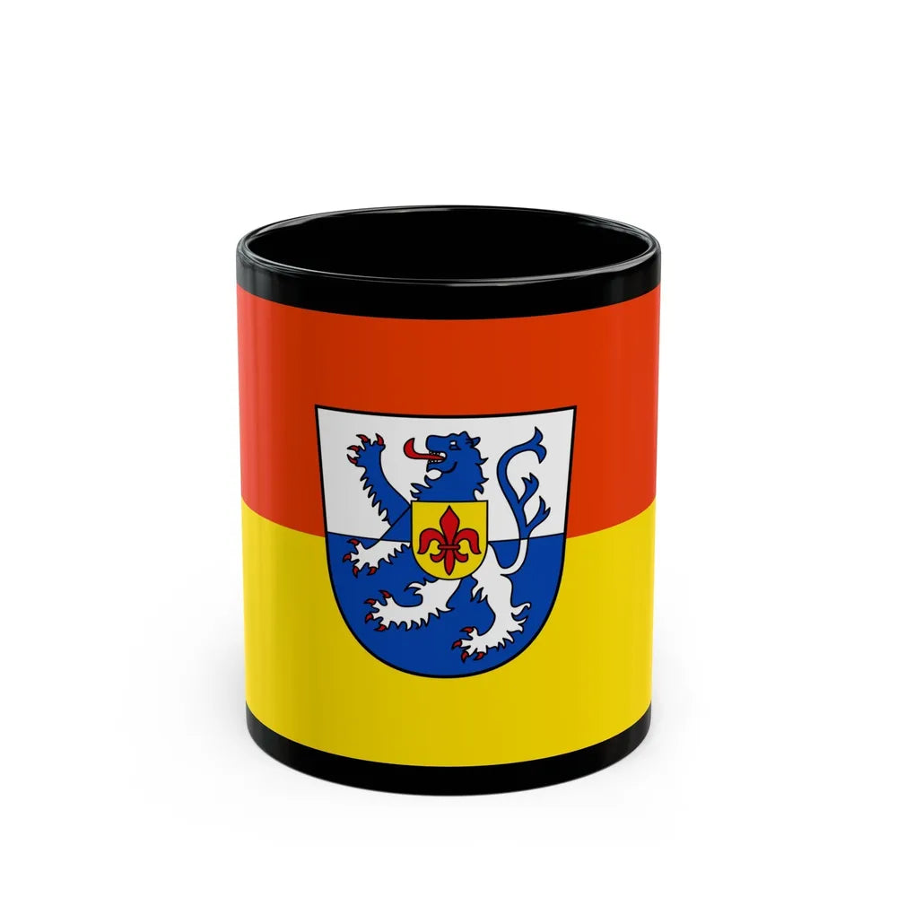 Flag of St Wendel Germany - Black Coffee Mug-11oz-Go Mug Yourself