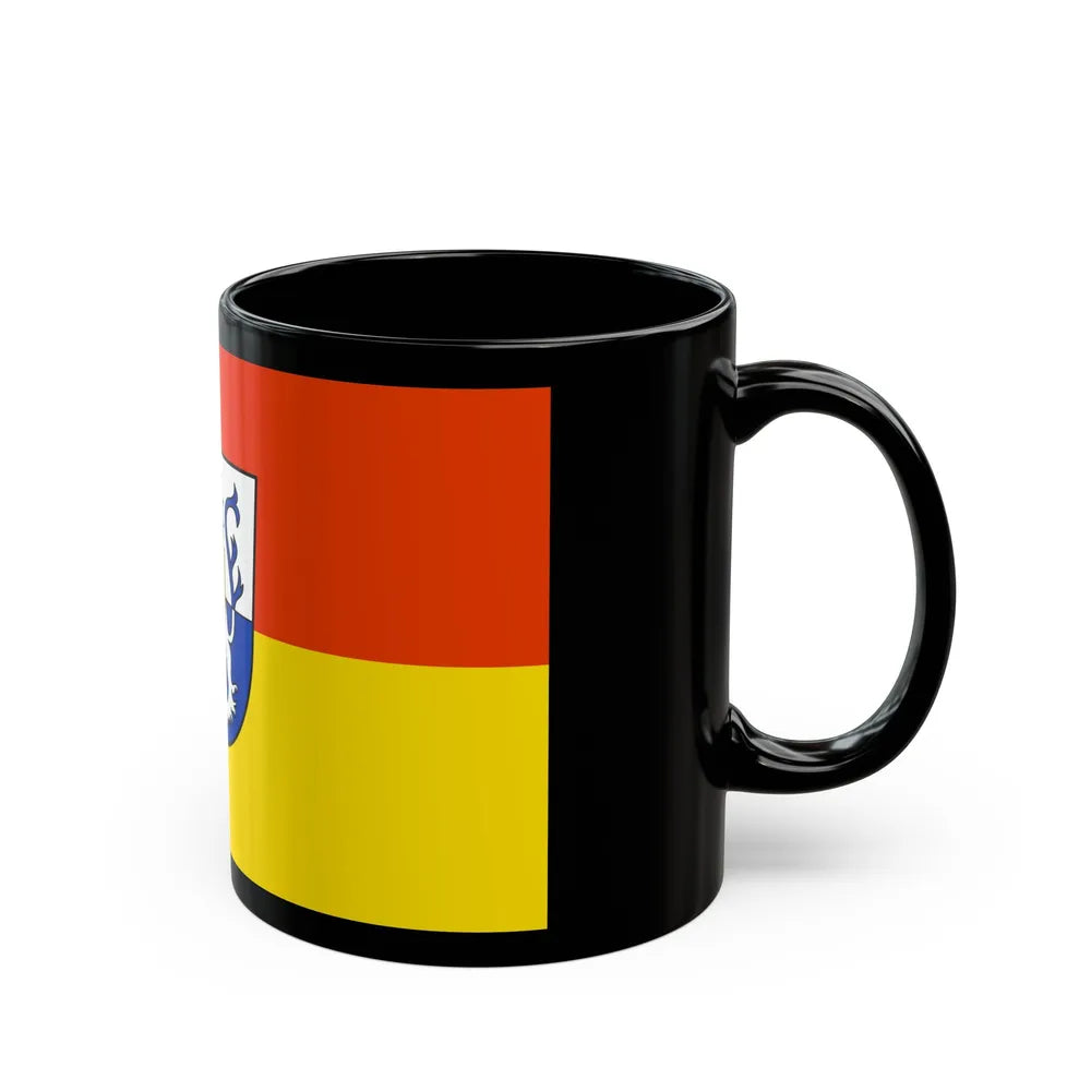 Flag of St Wendel Germany - Black Coffee Mug-Go Mug Yourself