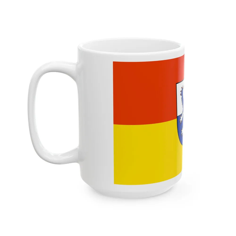 Flag of St Wendel Germany - White Coffee Mug-Go Mug Yourself