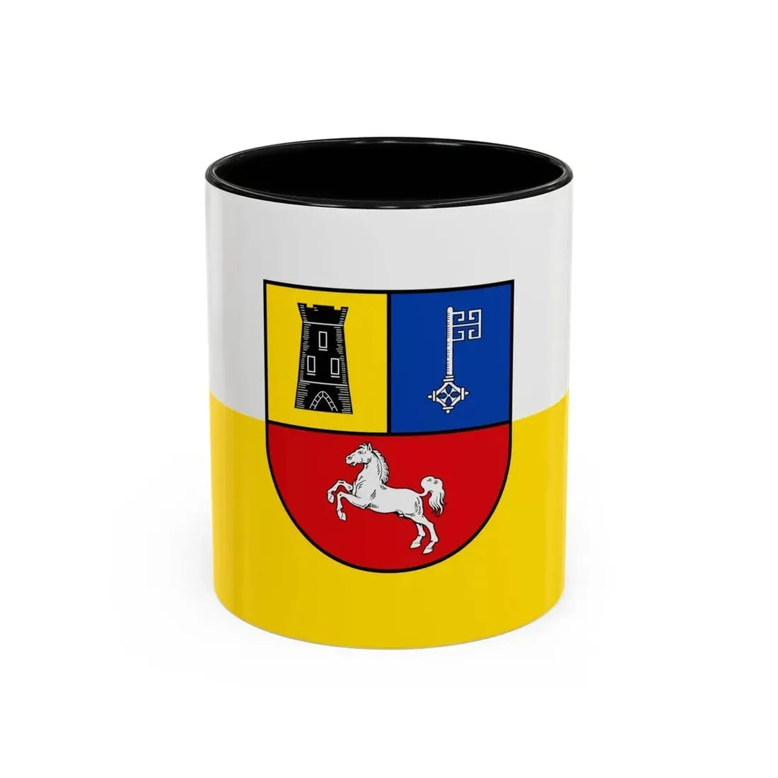 Flag of Stade Germany - Accent Coffee Mug 11oz Black - Go Mug Yourself