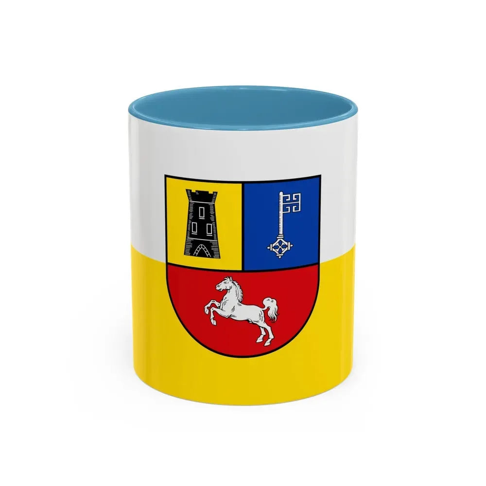 Flag of Stade Germany - Accent Coffee Mug 11oz Light Blue - Go Mug Yourself