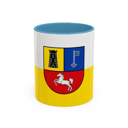 Flag of Stade Germany - Accent Coffee Mug 11oz Light Blue - Go Mug Yourself
