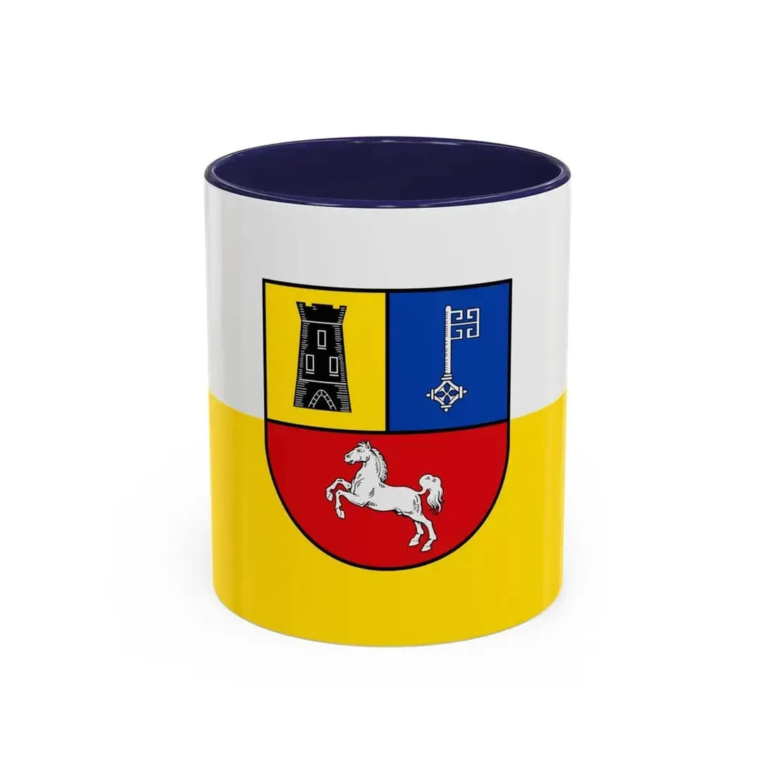 Flag of Stade Germany - Accent Coffee Mug 11oz Navy - Go Mug Yourself